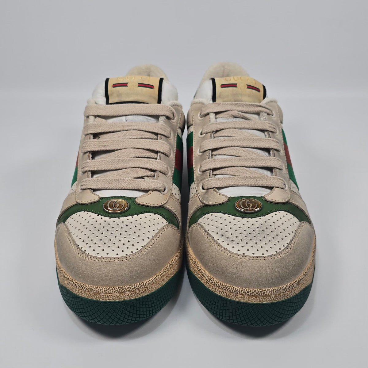 Gucci Screener Leather Sneakers 265 142784300