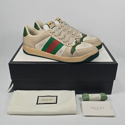 Gucci Screener Leather Sneakers 265 142784300