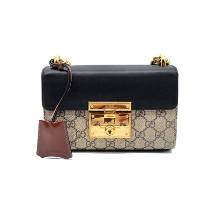 Gucci Supreme Padlock Shoulder Bag Small 409487 L683552 142785039