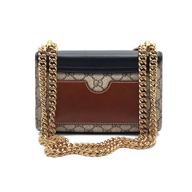 Gucci Supreme Padlock Shoulder Bag Small 409487 L683552 142785039