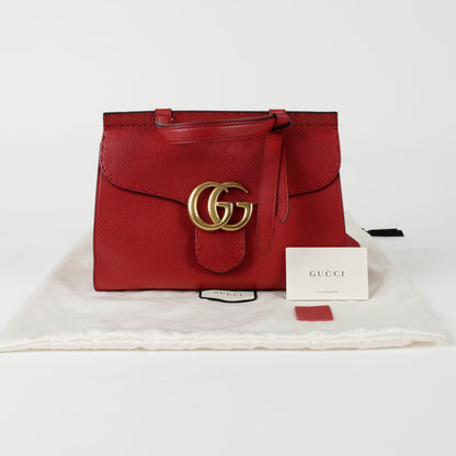 Gucci 421890 GG Marmont Small Tote Shoulder Bag 142556091