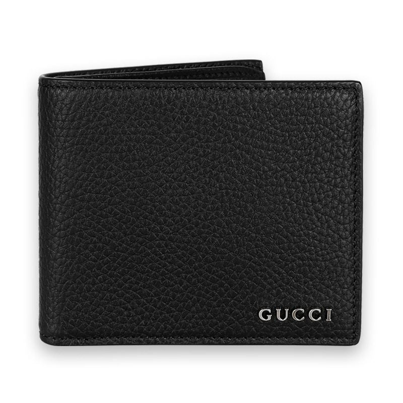 Gucci Men's Lettering Logo Leather Wallet (Black) 771148 AABXM 1000 142703704