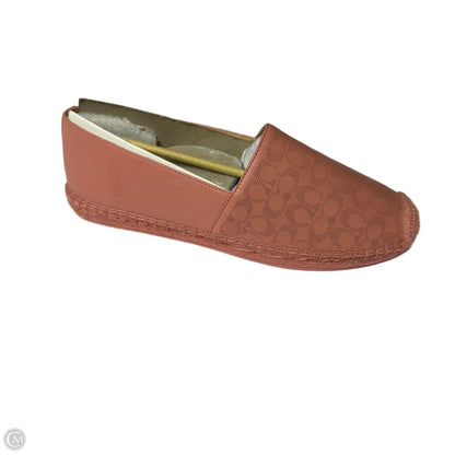 Shoes Designer By Coach In Peach, Size: 10