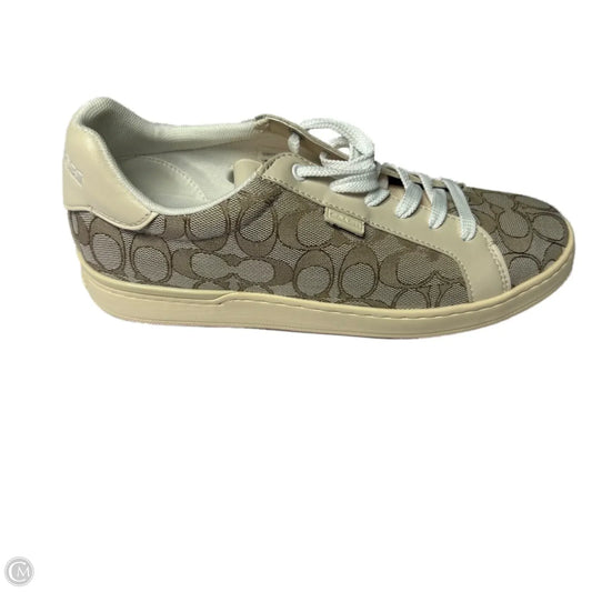 Shoes Designer By Coach In Cream, Size: 10