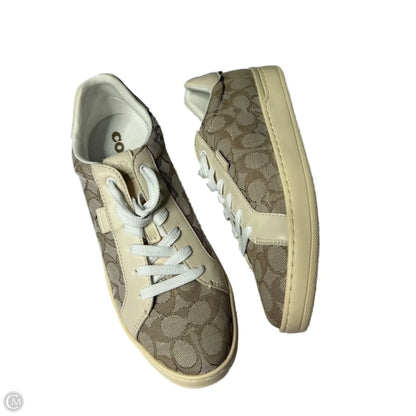 Shoes Designer By Coach In Cream, Size: 10