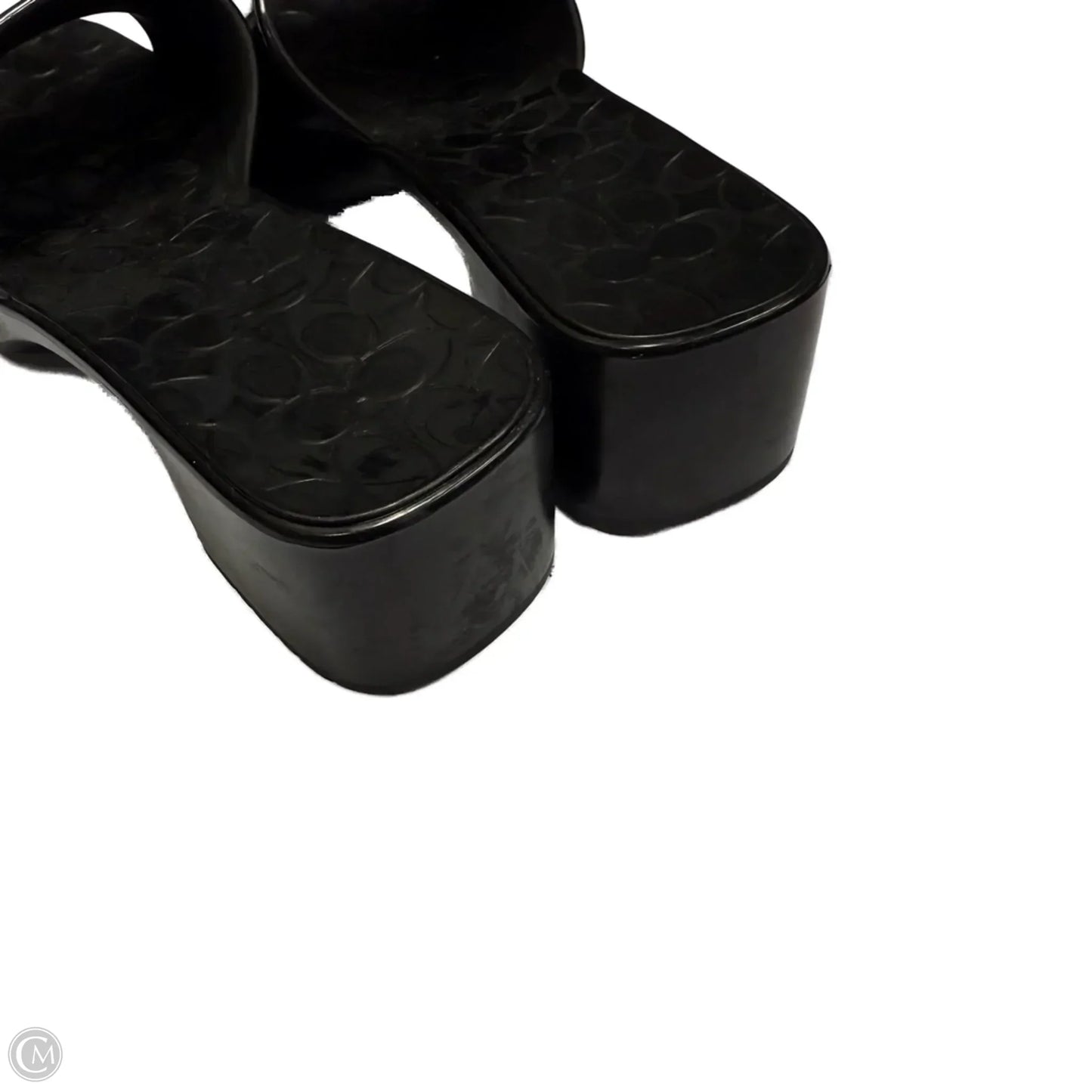 Sandals Designer By Coach In Beige, Size: 9
