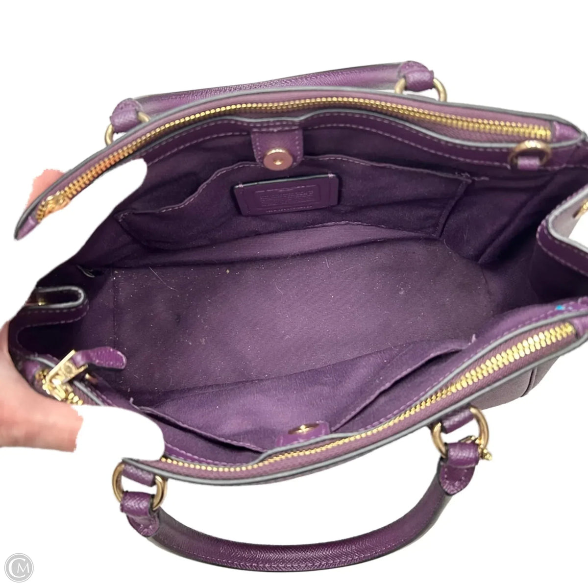 Handbag Designer By Coach, Size: Small