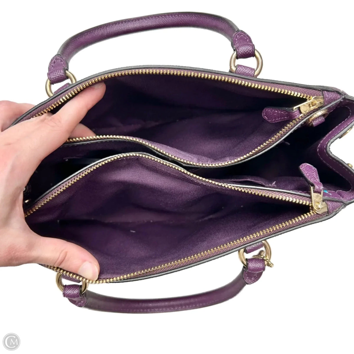 Handbag Designer By Coach, Size: Small