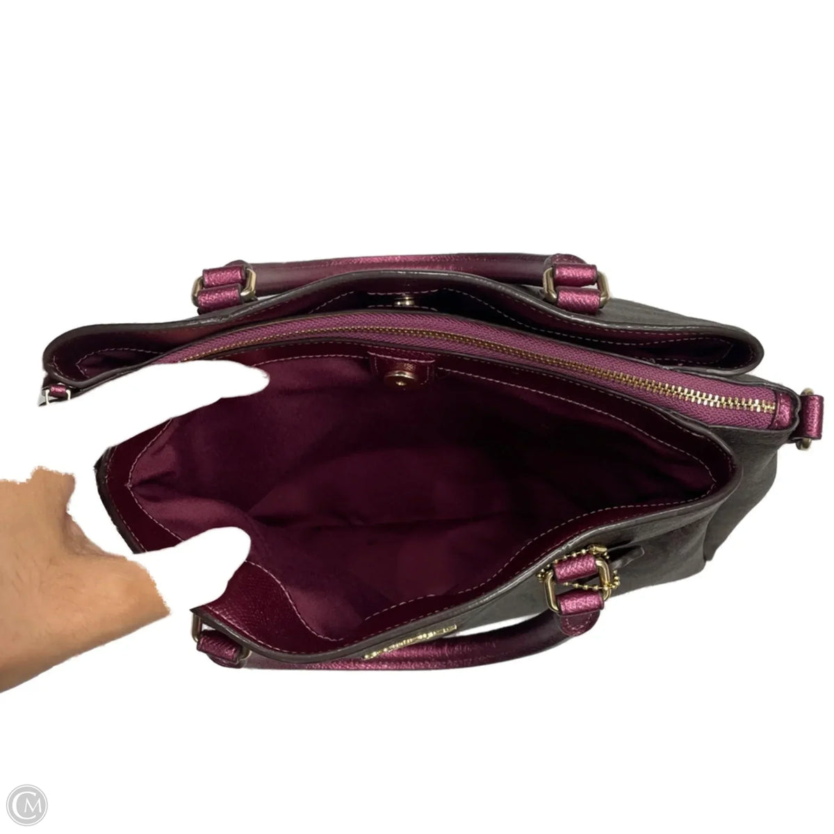 Handbag Designer By Coach, Size: Medium