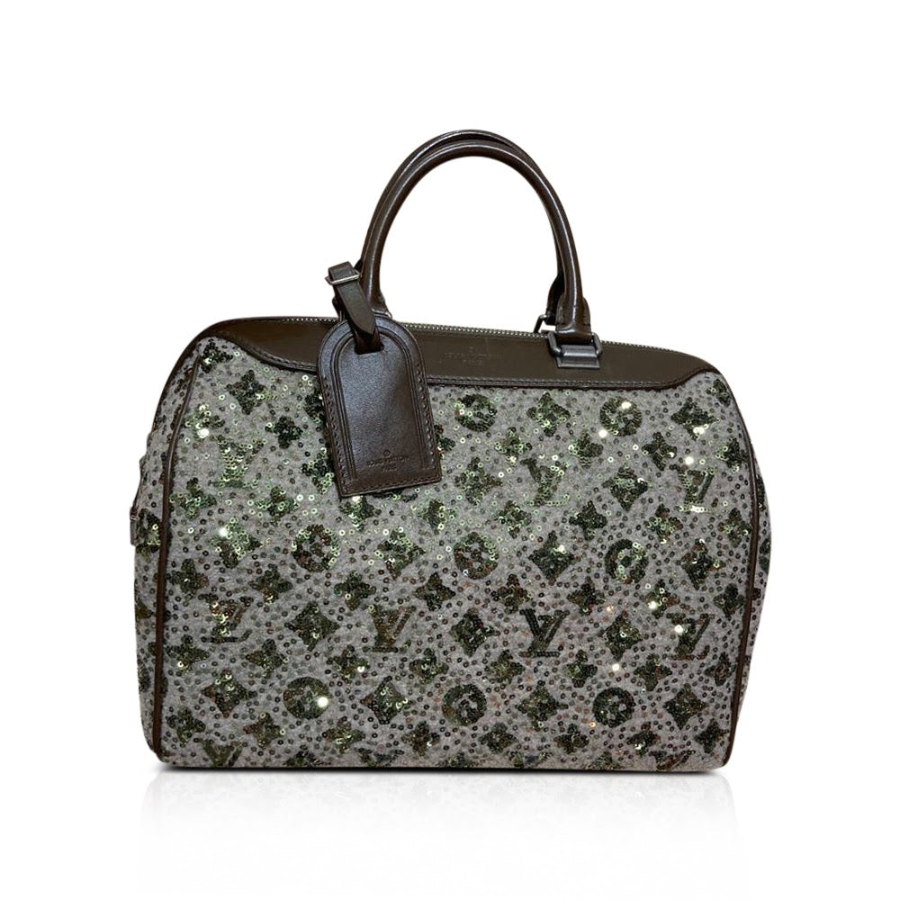 Louis-Vuitton Limited Edition Sequin Monogram Sunshine Express Speedy Bag