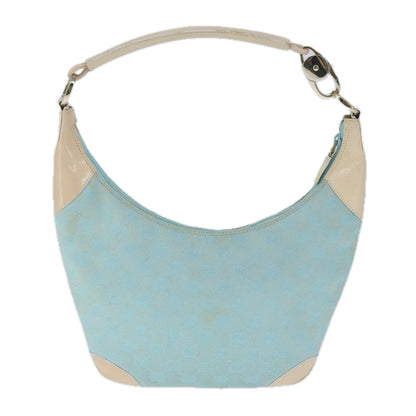 Gucci Hobo Blue Canvas Shoulder Bag