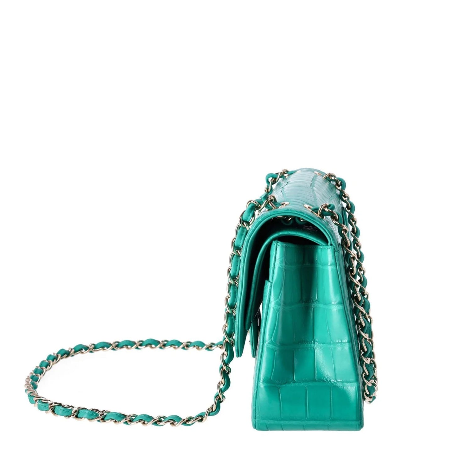 Jumbo Double Flap Bag Green