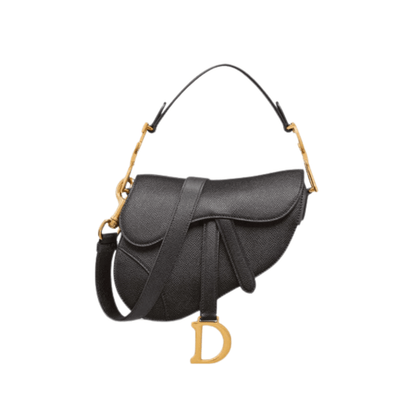 Dior  Mini Saddle Bag with Strap black
