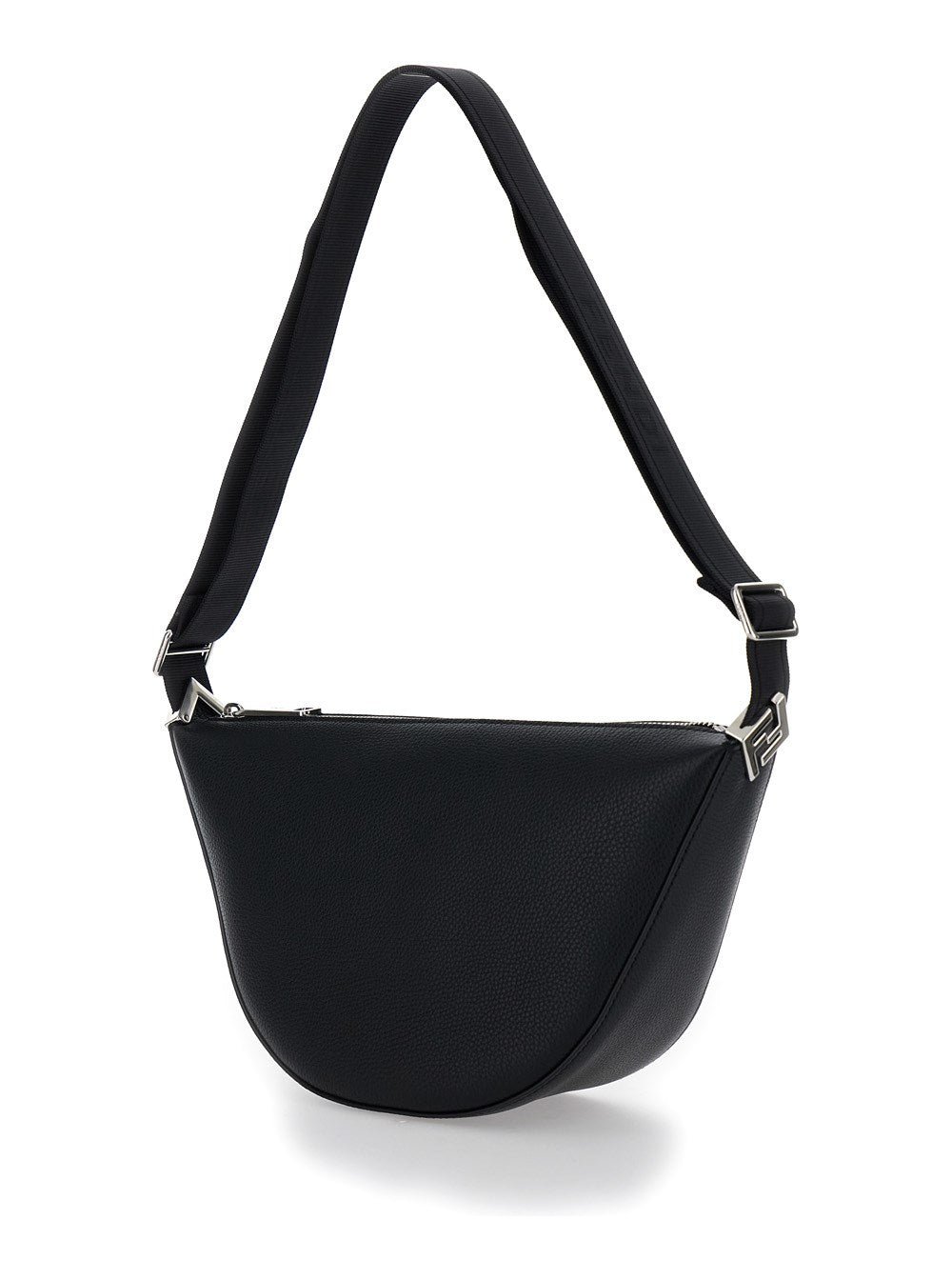 Fendi Men Leather Small Fendi Melon Crossbody Bag