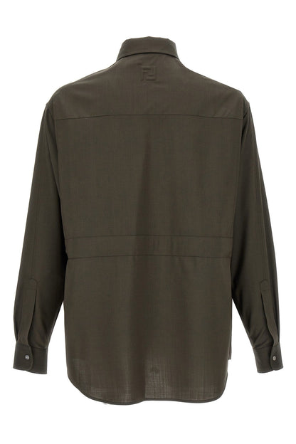 Fendi Men Wool Shirt