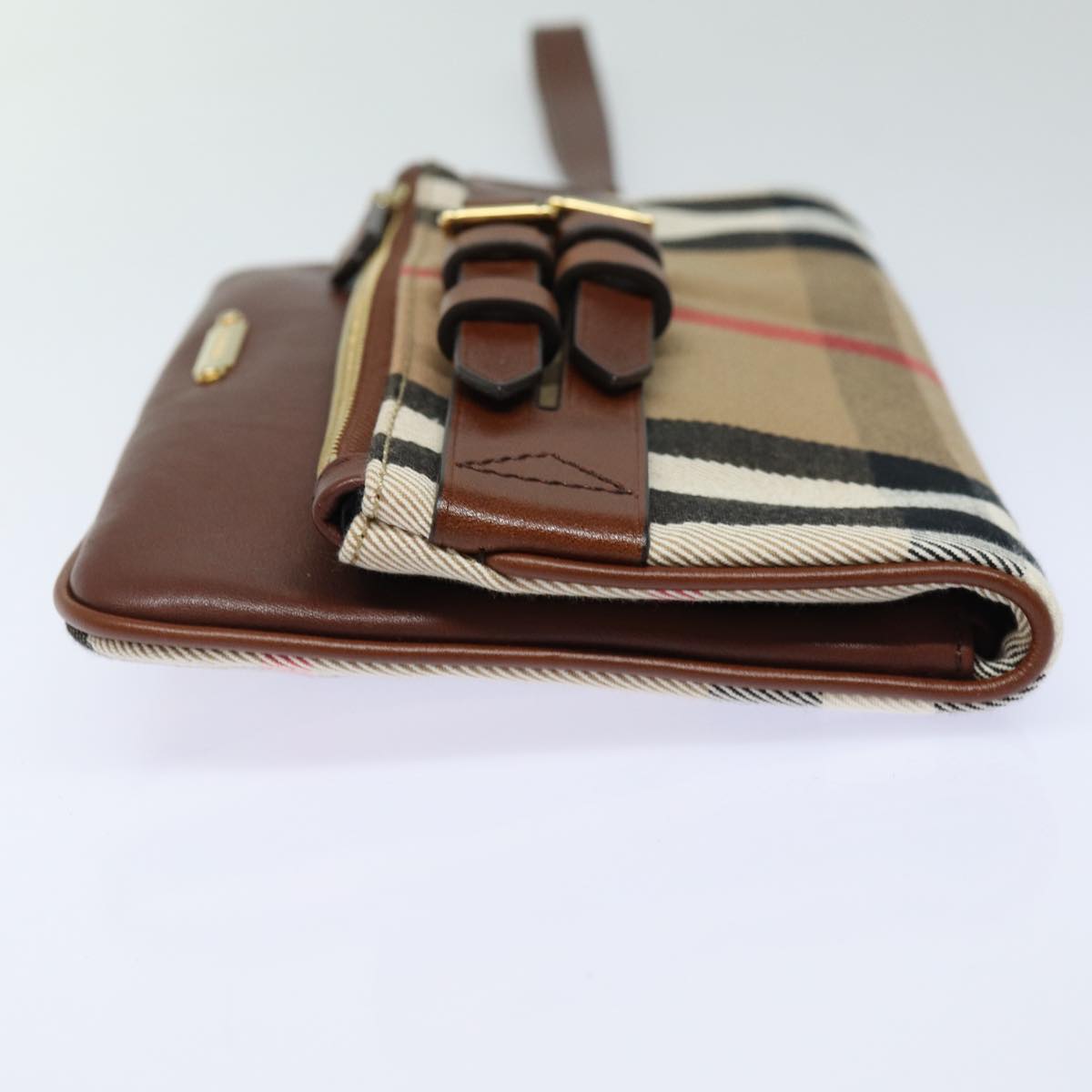 BURBERRY Nova Check Clutch Bag