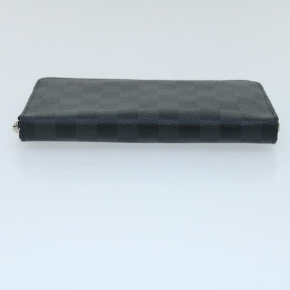 Louis Vuitton Gray Canvas Zippy organizer wallet accessories