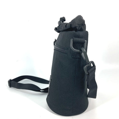 BALENCIAGA Shoulder Bag 618193 Nylon / leather black Bottle Holder Drawstring Bag logo Women