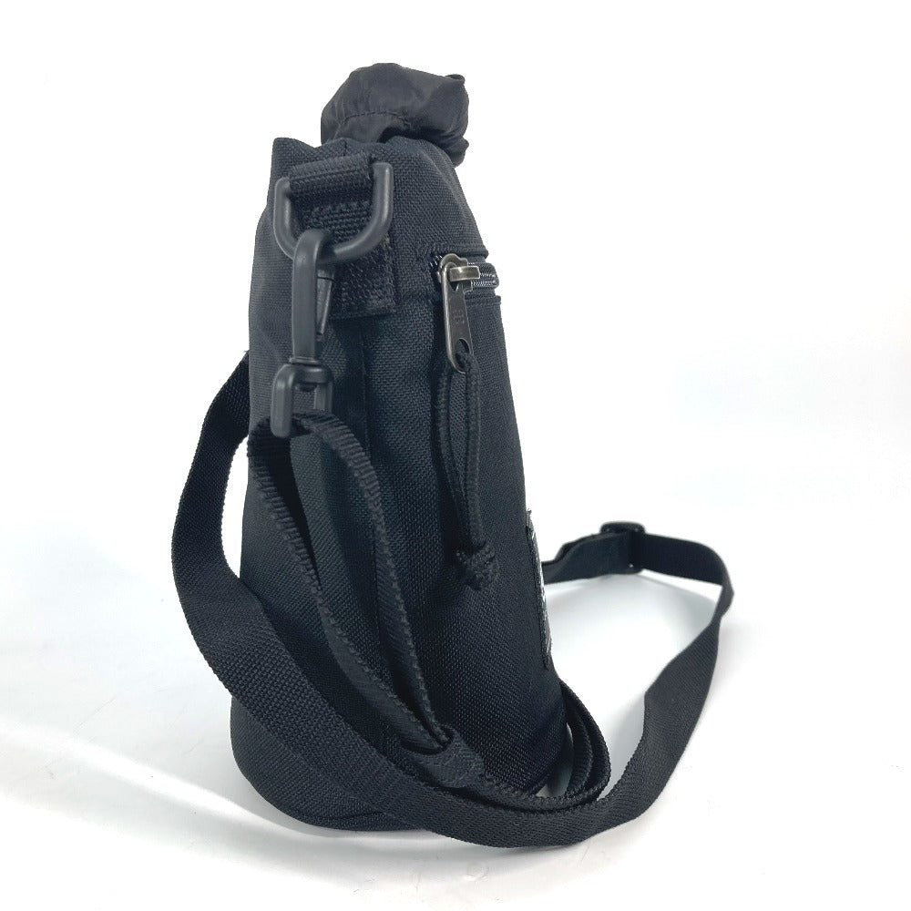BALENCIAGA Shoulder Bag 618193 Nylon / leather black Bottle Holder Drawstring Bag logo Women