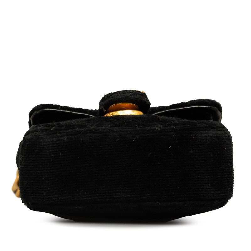 Chanel Cocomark Gold  Chain houlder Bag  Bag Black   CHANEL