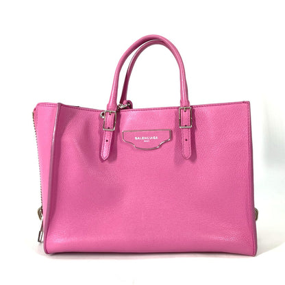BALENCIAGA Shoulder Bag 399531 leather pink The Paper Mini 2way Women