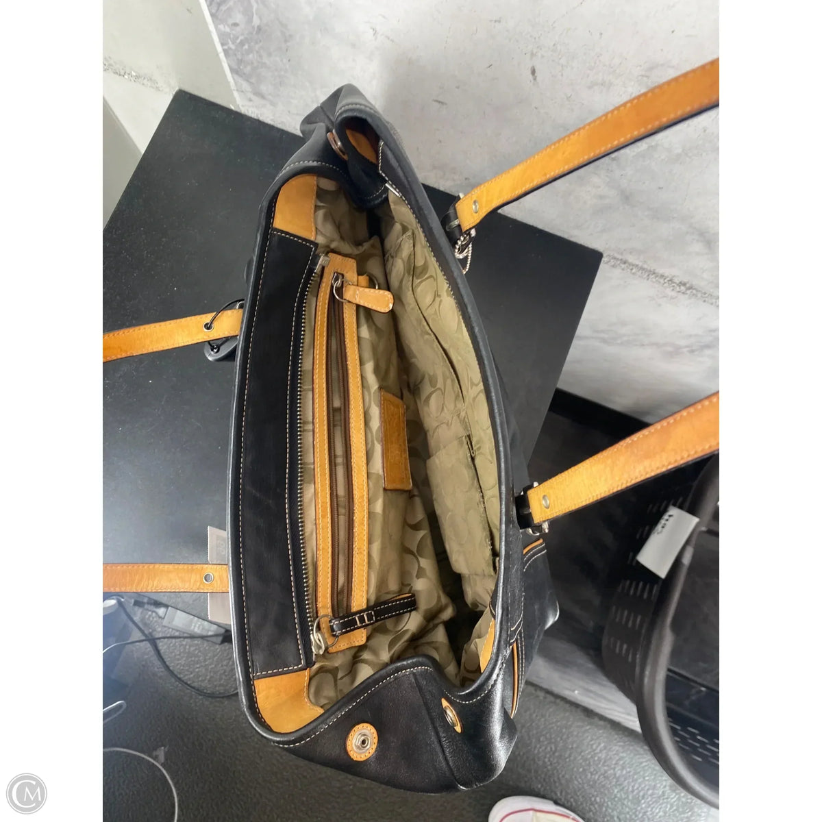 Handbag Designer By Coach, Size: Medium