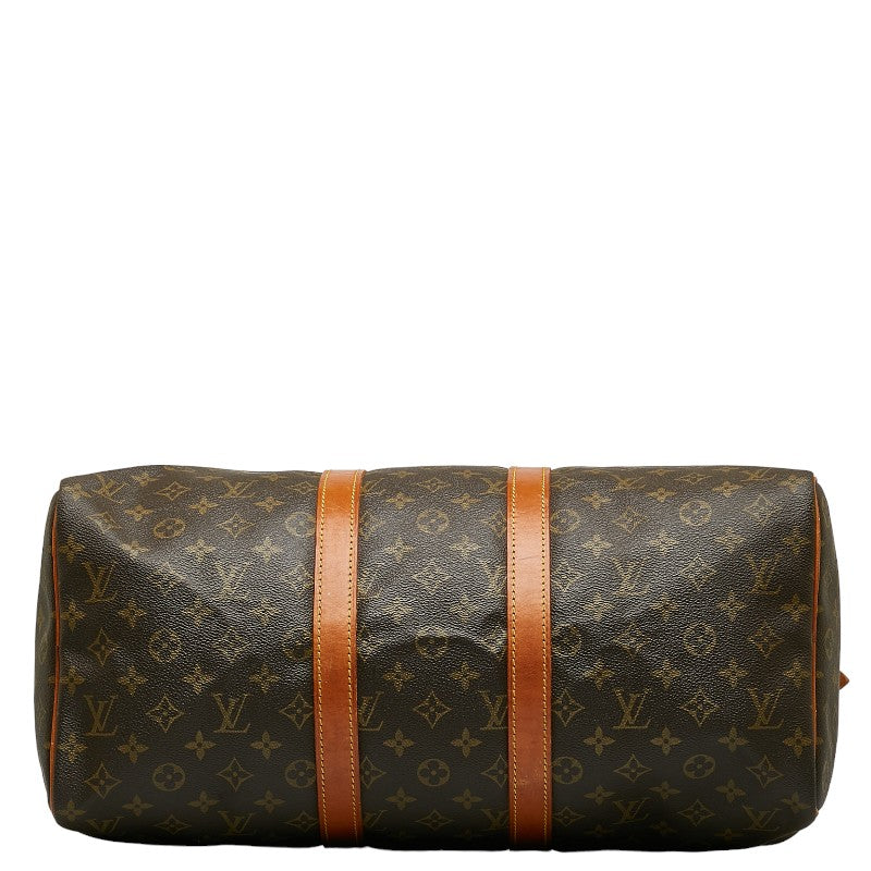 Louis Vuitton Monogram K-Polar 45 Boston Bag M41428 Brown PVC Leather  Louis Vuitton