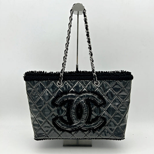 Chanel PVC Tweed Tote Medium - Black Totes, Handbags ch9997hr
