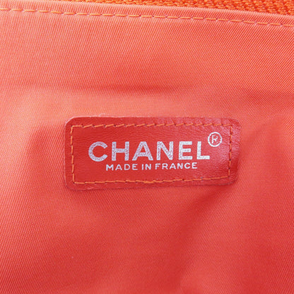 CHANEL New Travel Line Nylon Jacquard Leather Tote Bag TGM A15826