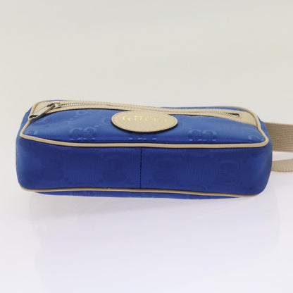 Gucci Gg Canvas Blue Canvas Shoulder Bag