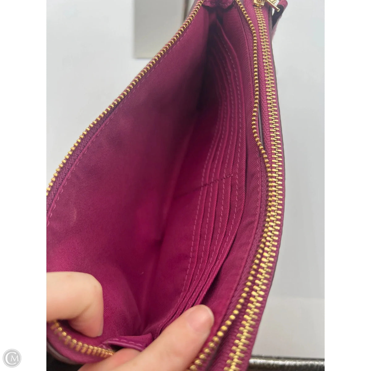 Wristlet Designer By Coach, Size: Medium