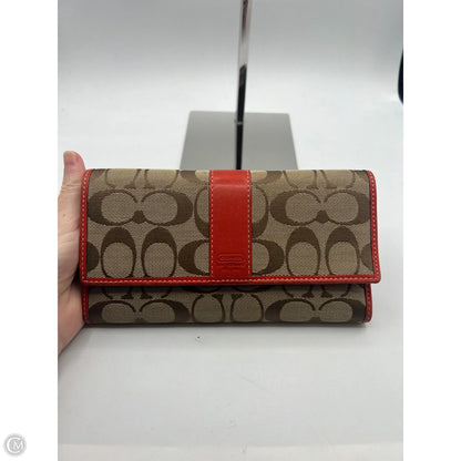 Wallet Designer By Coach, Size: Large