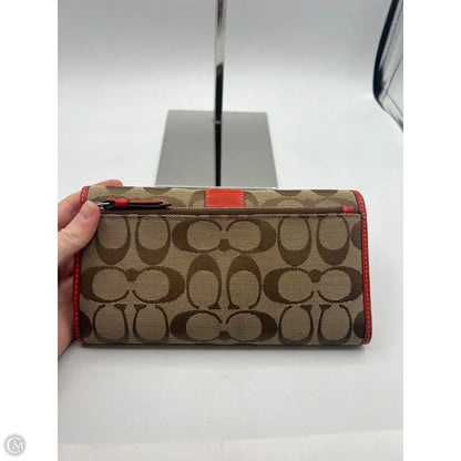 Wallet Designer By Coach, Size: Large