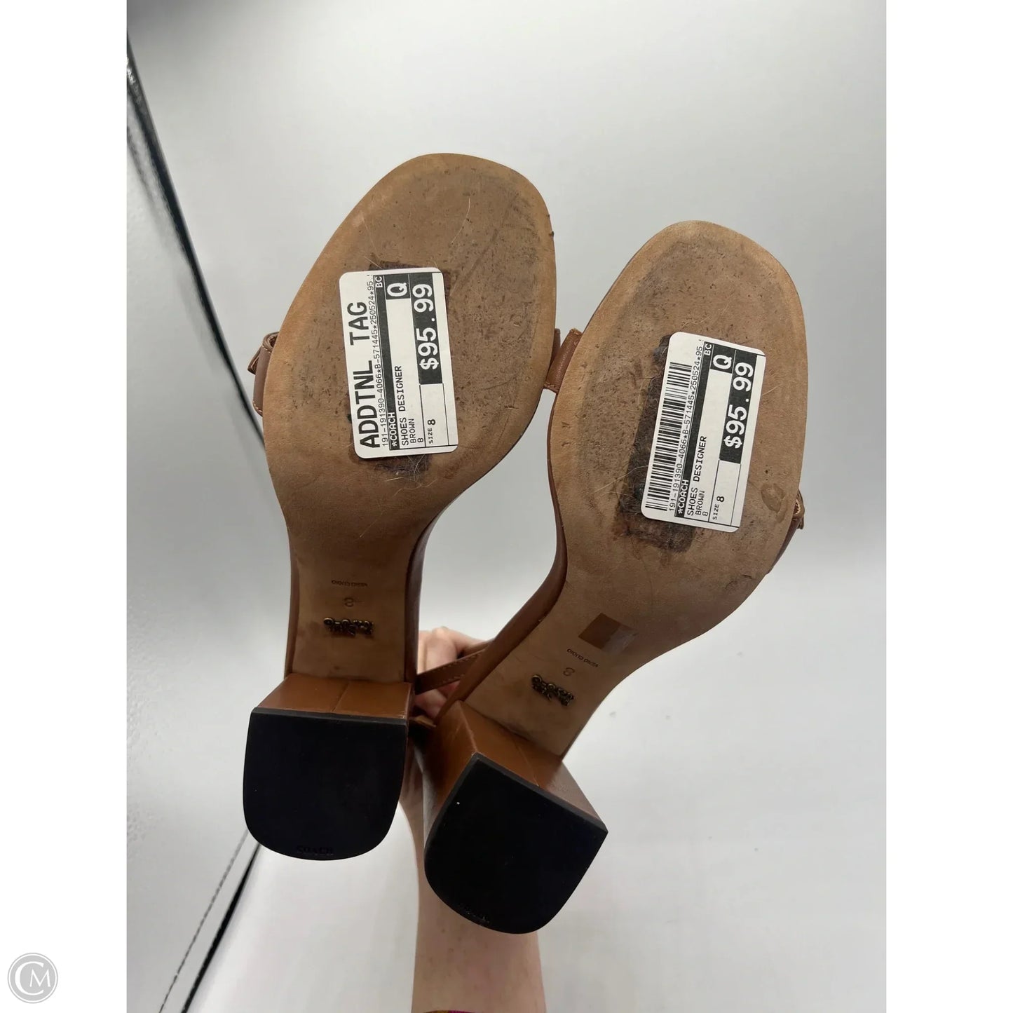 Shoes Designer By Coach In Brown, Size: 8