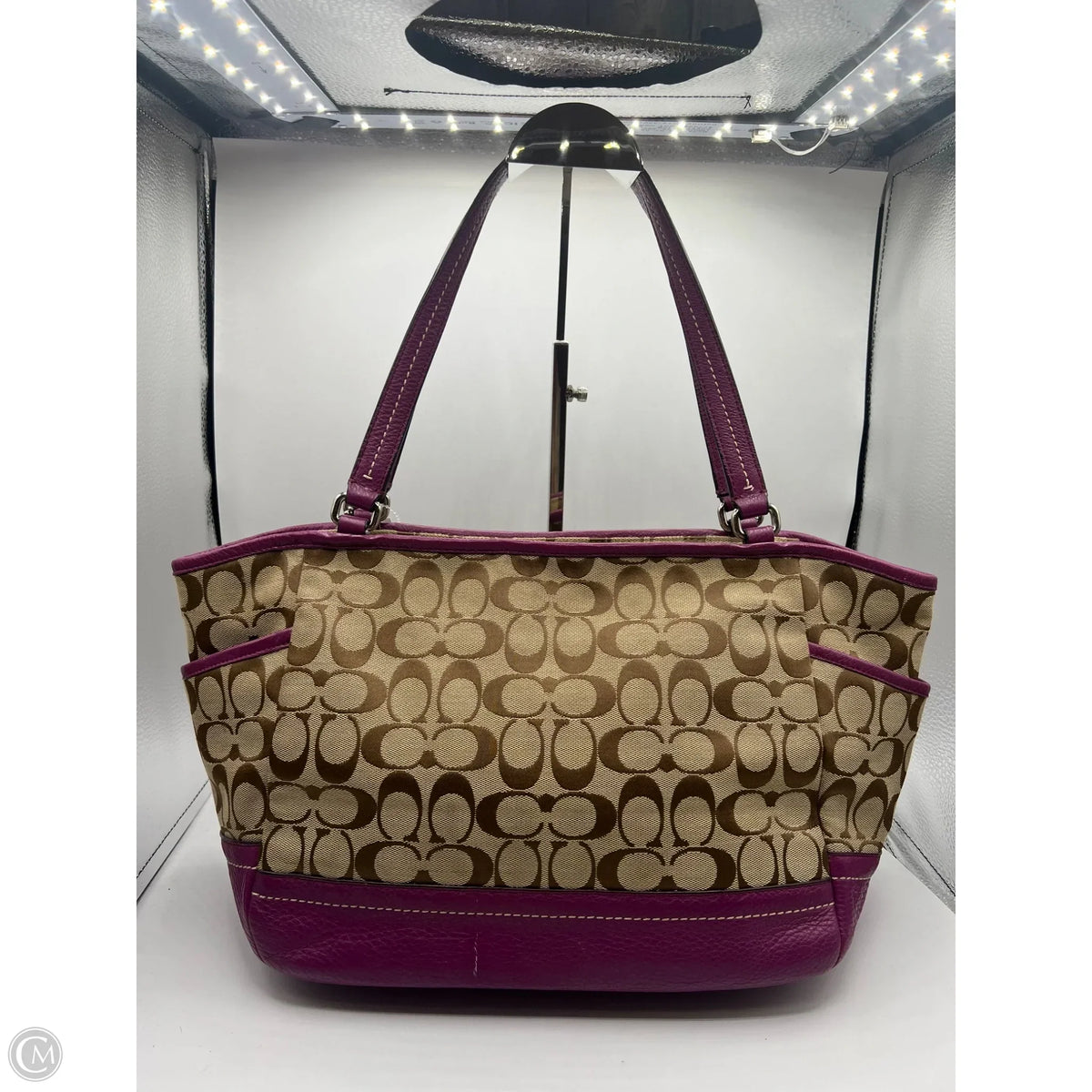 Handbag Designer By Coach, Size: Large