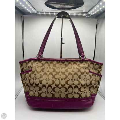 Handbag Designer By Coach, Size: Large