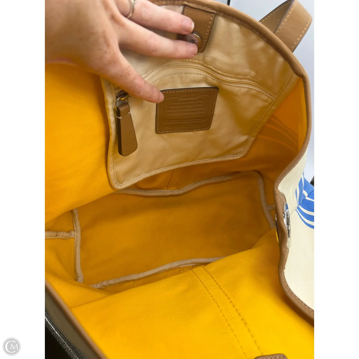 Handbag Designer By Coach, Size: Medium