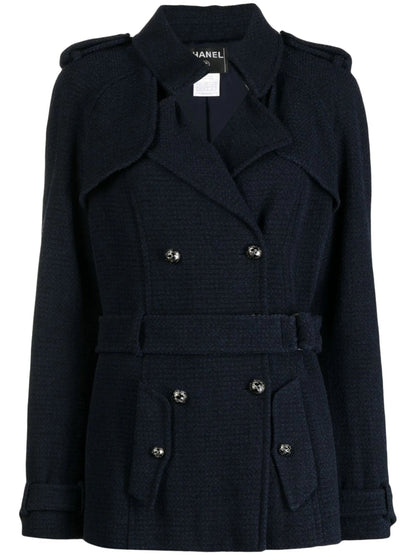 Short Belted Trench Coat