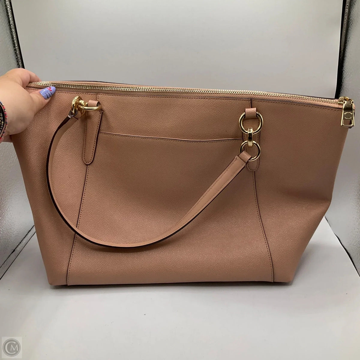 Tote Designer By Coach, Size: Medium