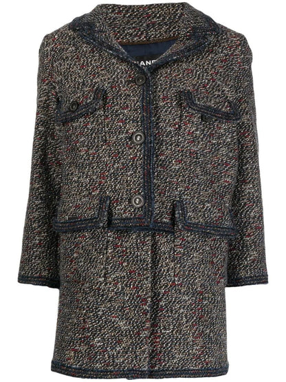 Layered Tweed Jacket
