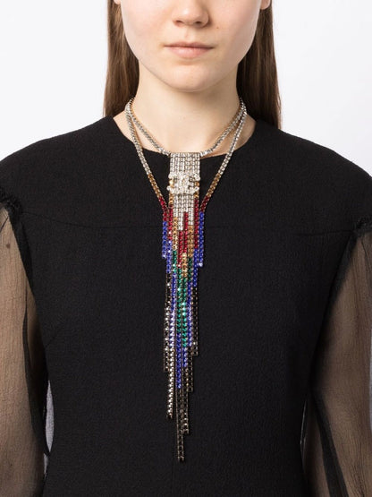 2019 Rainbow Rhinestone Necklace