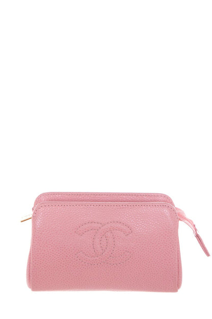 Chanel Pink Caviar CC Wallet