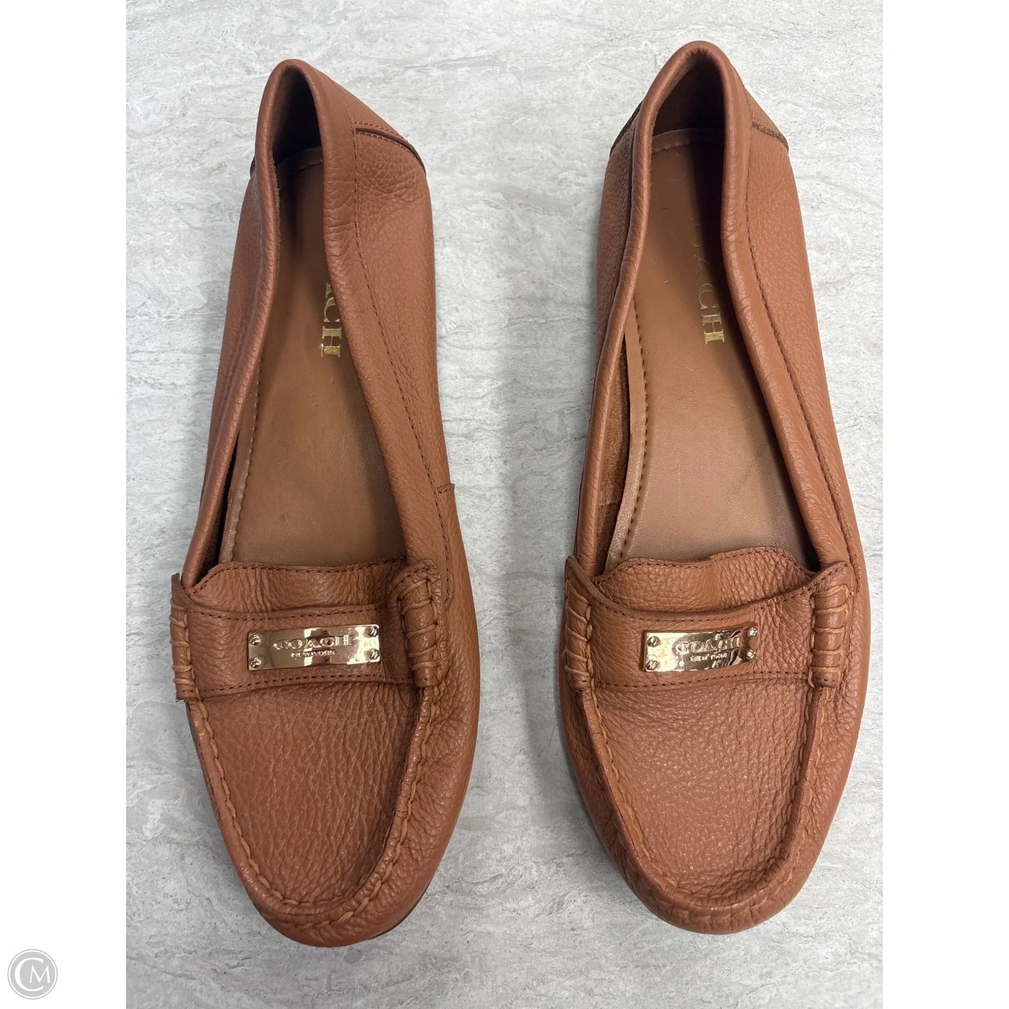 Shoes Designer By Coach In Brown, Size: 9
