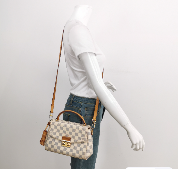 Louis Vuitton(LV)Croisette S-lock bag 2017year White 24092278875023