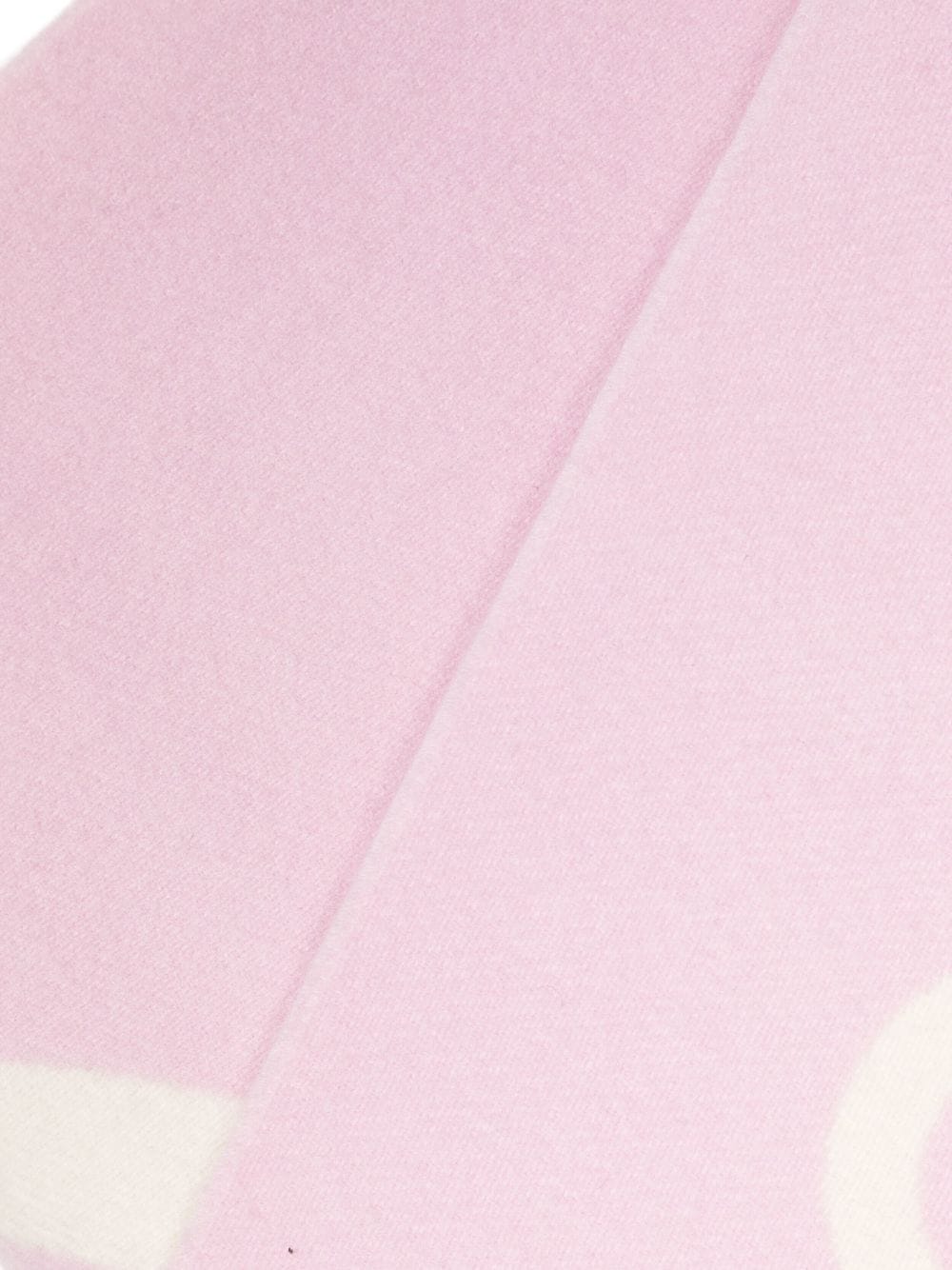 Cashmere Knit Logo Scarf