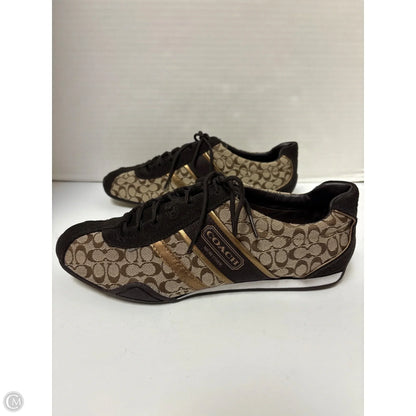 Shoes Designer By Coach In Brown, Size: 9.5