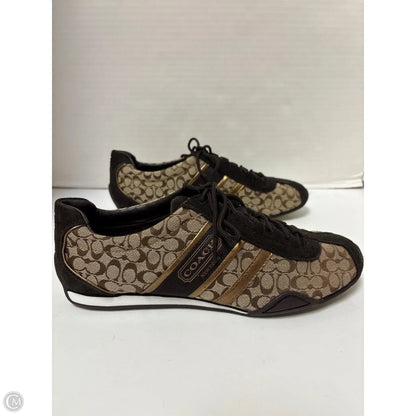 Shoes Designer By Coach In Brown, Size: 9.5