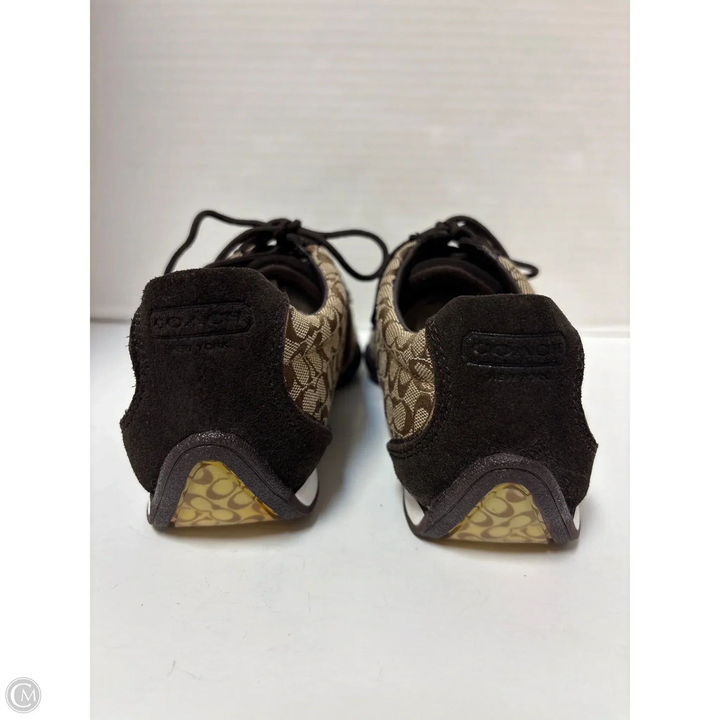Shoes Designer By Coach In Brown, Size: 9.5