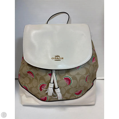 Backpack Designer By Coach, Size: Large