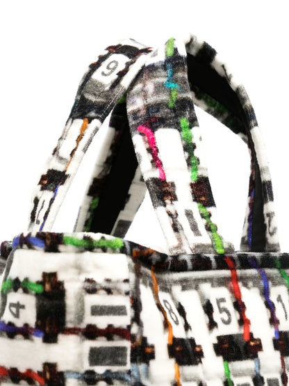 Geometric Print Large Beach Tote